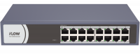 16-портовый коммутатор iFLOW F-SW-EU616-V(B) - Интернет-магазин Tantos