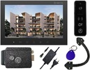 Комплект видеодомофона Tantos Leon HD WiFi black EM KIT - Интернет-магазин Tantos