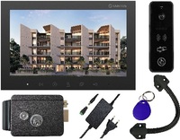 Комплект видеодомофона Tantos Leon HD WiFi black EM KIT - Интернет-магазин Tantos
