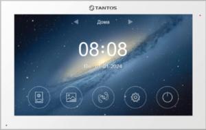 Видеодомофон Tantos Violet HD Wi-Fi  - TANTOS|ТАНТОС Екатеринбург: Системы видеонаблюдения и видеодомофонов | Официальный дилер бренда ТАНТОС на Урале - Tantos-ekb.ru