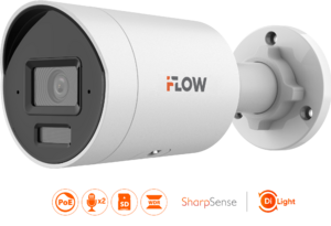 IP-камера с гибридной Smart подсветкой iFLOW F-IC-2122C2M(2.8mm) - Интернет-магазин Tantos