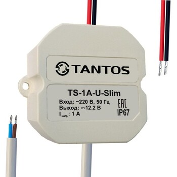 Блок питания Tantos TS-1A-U-Slim - TANTOS|ТАНТОС Системы видеонаблюдения и видеодомофонов | Официальный дилер бренда ТАНТОС на Урале - Tantos-ekb.ru
