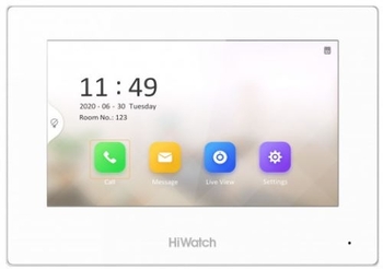IP Видеодомофон Hiwatch DS-D100IMWF - TANTOS|ТАНТОС Системы видеонаблюдения и видеодомофонов | Официальный дилер бренда ТАНТОС на Урале - Tantos-ekb.ru