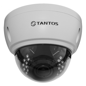 IP Видеокамера купольная уличная Tantos TSi-Ve25VPA - TANTOS|ТАНТОС Системы видеонаблюдения и видеодомофонов | Официальный дилер бренда ТАНТОС на Урале - Tantos-ekb.ru