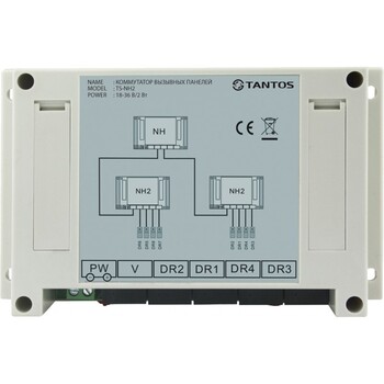 Этажный коммутатор Tantos TS-NH2 - TANTOS|ТАНТОС Екатеринбург: Системы видеонаблюдения и видеодомофонов | Официальный дилер бренда ТАНТОС на Урале - Tantos-ekb.ru