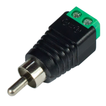 РАЗЪЕМ TS RCA штекер с клеммной колодкой - TANTOS|ТАНТОС Системы видеонаблюдения и видеодомофонов | Официальный дилер бренда ТАНТОС на Урале - Tantos-ekb.ru