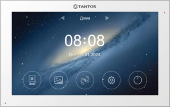 Видеодомофон Tantos Violet HD Wi-Fi  - TANTOS|ТАНТОС Екатеринбург: Системы видеонаблюдения и видеодомофонов | Официальный дилер бренда ТАНТОС на Урале - Tantos-ekb.ru